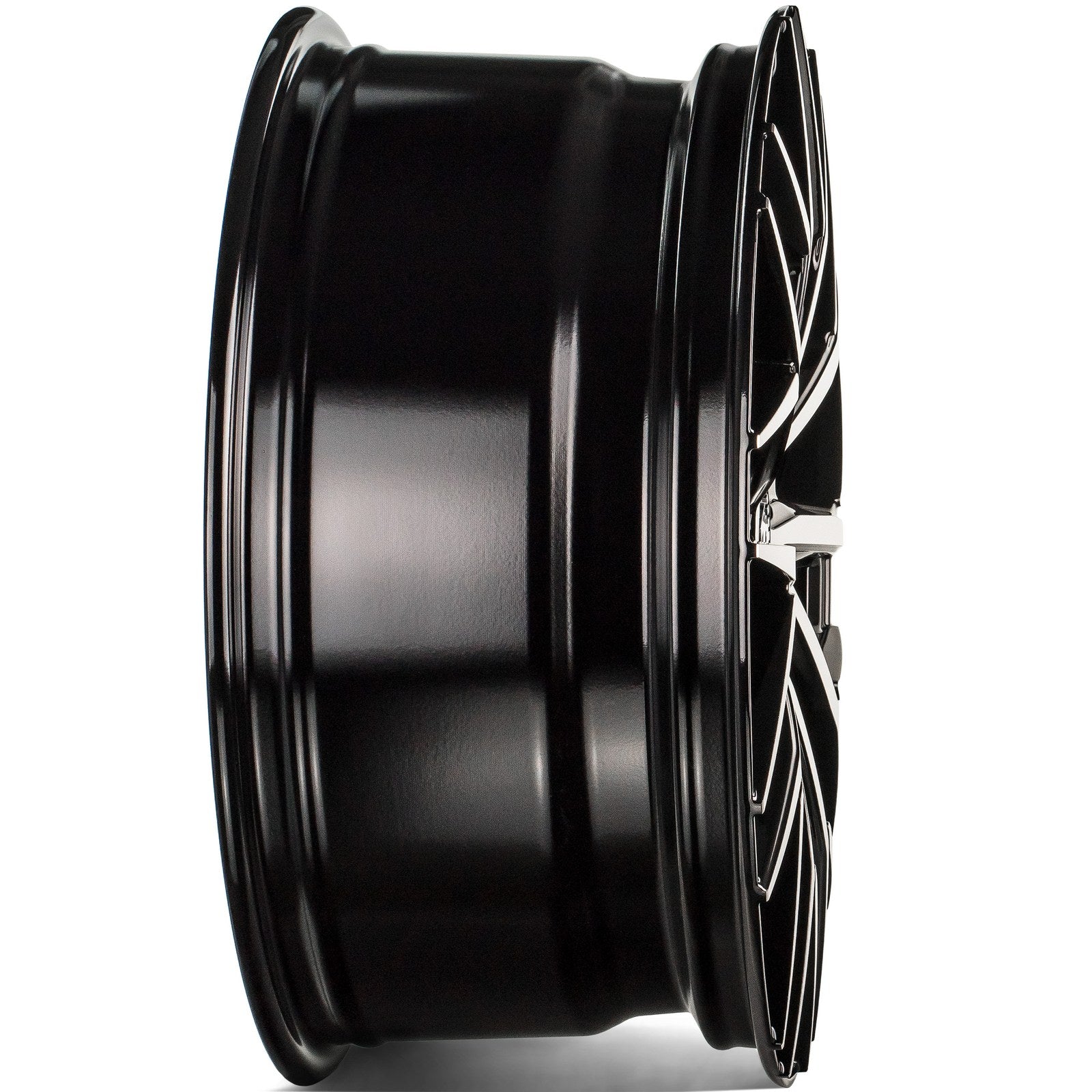 SEVENTY9 SSF-1 Black Front Polished (BFP) Alufelge 8.5x19 Zoll ET40 LK 5x114.3 ML73.1 – Bild 3