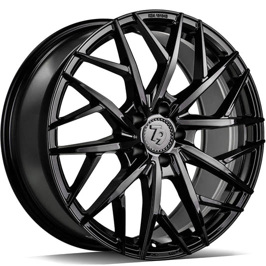 SEVENTY9 SSF-1 Black Glossy (BG) Alufelge 7.5x17 Zoll ET40 LK 5x100 ML73.1