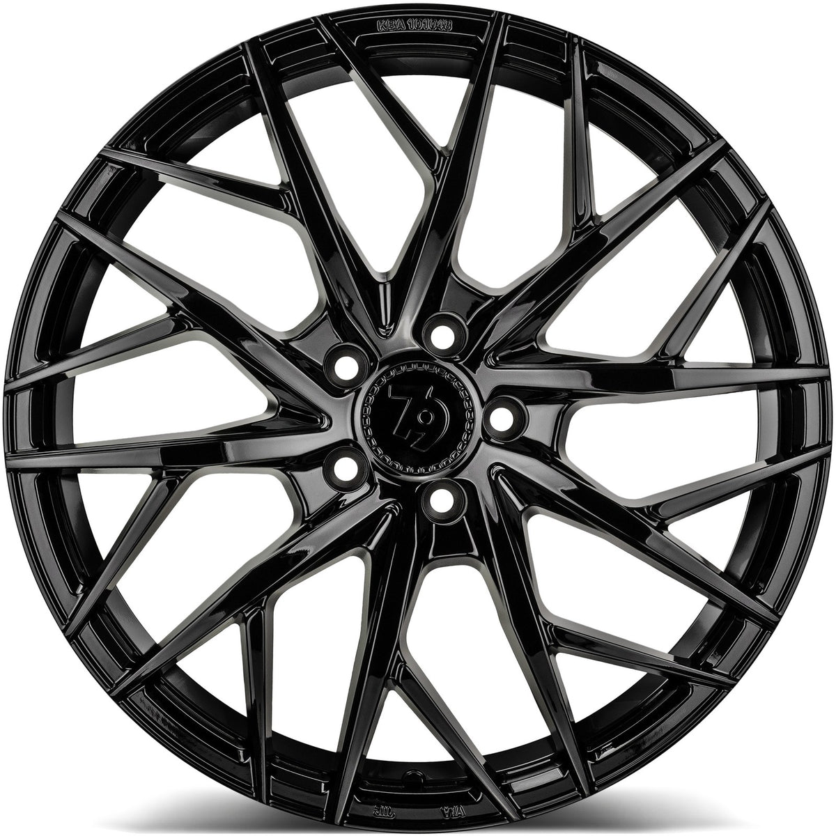 SEVENTY9 SSF-1 Black Glossy (BG) Alufelge 7.5x17 Zoll ET40 LK 5x114.3 ML73.1 – Bild 2