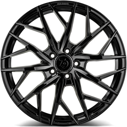 SEVENTY9 SSF-1 Black Glossy (BG) Alufelge 7.5x17 Zoll ET45 LK 5x108 ML67.1 – Bild 2