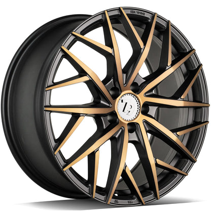 SEVENTY9 SSF-1 Black Glossy Gold Front (BGGF) Alufelge 8.5x19 Zoll ET45 LK 5x112 ML66.6