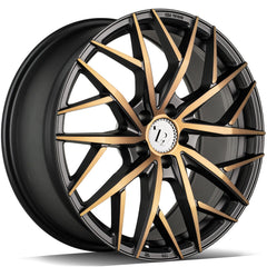 SEVENTY9 SSF-1 Black Glossy Gold Front (BGGF) Alufelge 7.5x17 Zoll ET40 LK 5x112 ML66.6