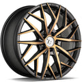 SEVENTY9 SSF-1 Black Glossy Gold Front (BGGF) Alufelge 8x18 Zoll ET45 LK 5x112 ML66.6