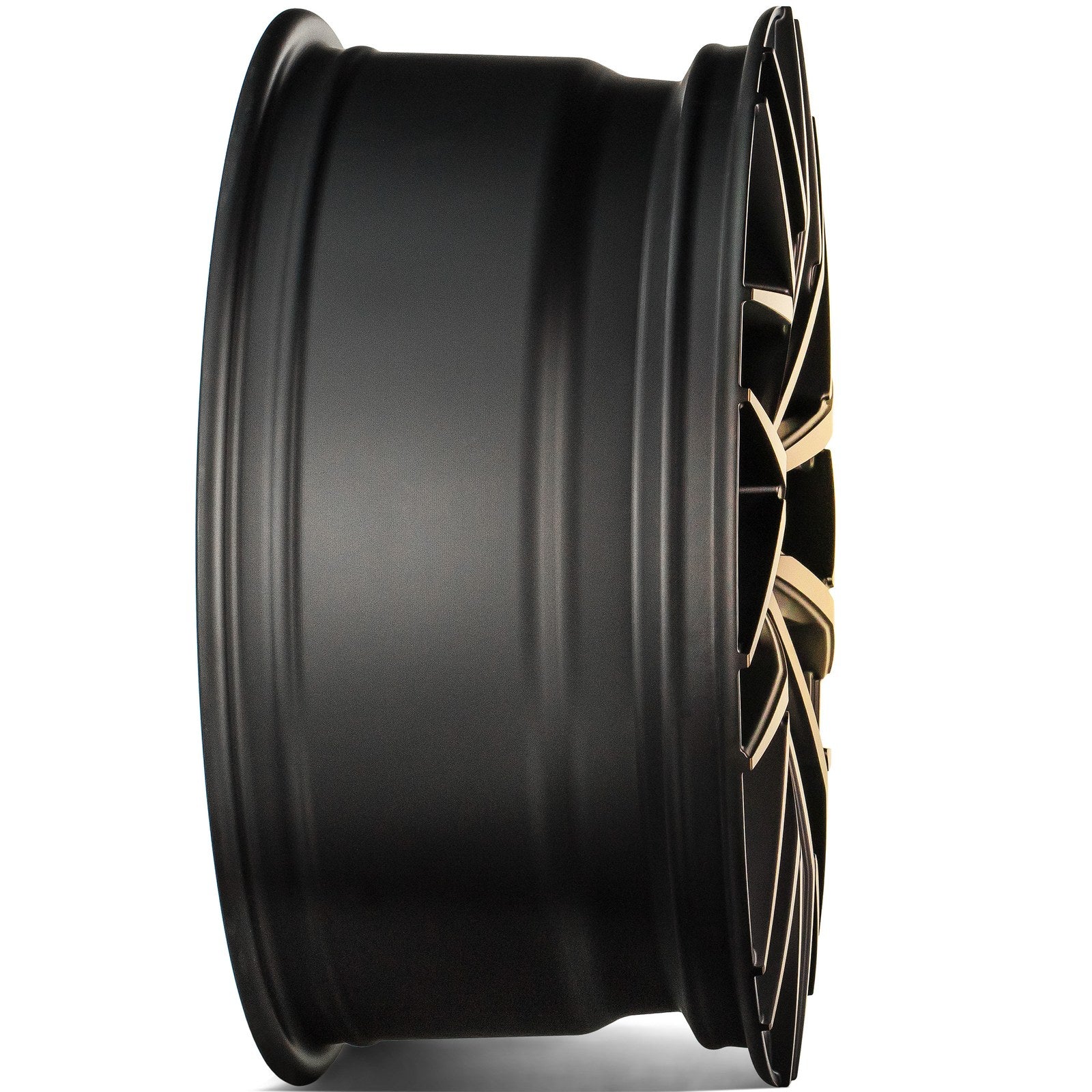 SEVENTY9 SSF-1 Black Glossy Gold Front (BGGF) Alufelge 8x18 Zoll ET45 LK 5x112 ML66.6 – Bild 3
