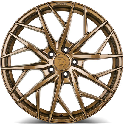 SEVENTY9 SSF-1 Satin Bronze (SBR) Alufelge 8x18 Zoll ET45 LK 5x112 ML66.6 – Bild 2