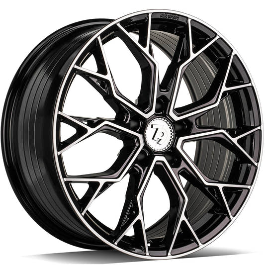 SEVENTY9 SSF-2 Black Front Polished (BFP) Alufelge 7.5x17 Zoll ET45 LK 5x108 ML67.1