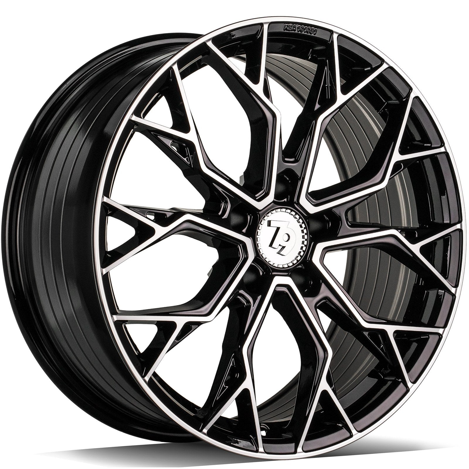 SEVENTY9 SSF-2 Black Front Polished (BFP) Alufelge 7.5x17 Zoll ET40 LK 5x114.3 ML73.1