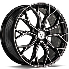 SEVENTY9 SSF-2 Black Front Polished (BFP) Alufelge 7.5x17 Zoll ET40 LK 5x114.3 ML73.1