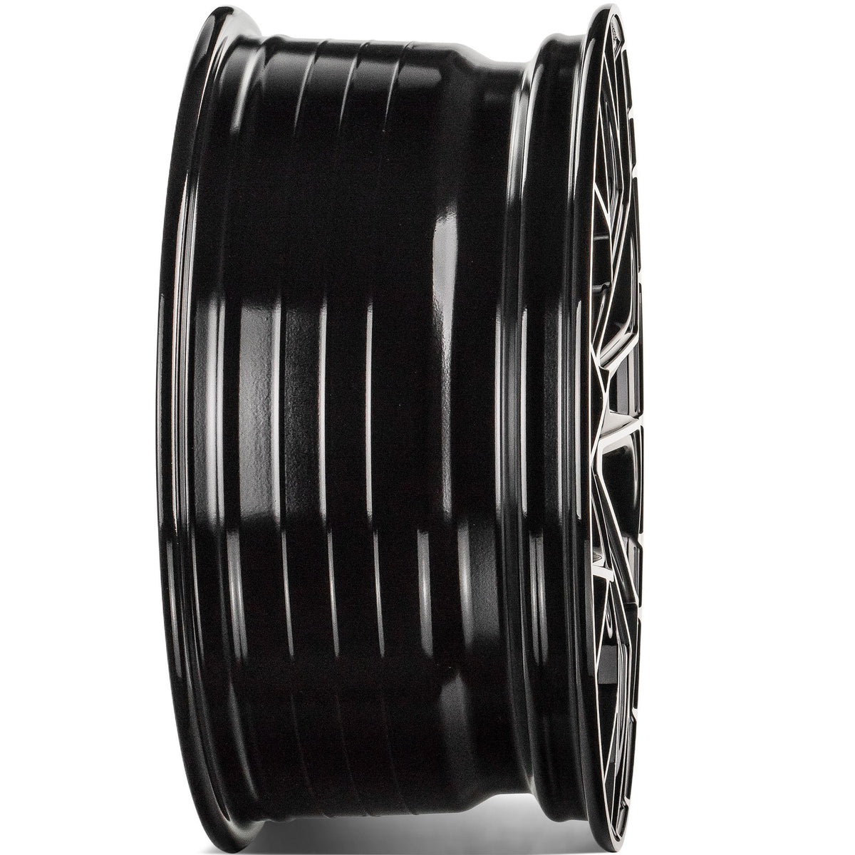 SEVENTY9 SSF-2 Black Front Polished (BFP) Alufelge 8x18 Zoll ET40 LK 5x114.3 ML73.1 – Bild 3