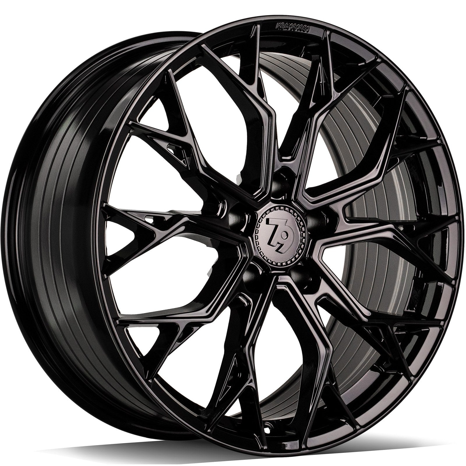 SEVENTY9 SSF-2 Black Glossy (BG) Alufelge 8.5x19 Zoll ET30 LK 5x112 ML66.6