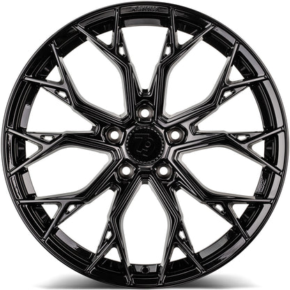SEVENTY9 SSF-2 Black Glossy (BG) Alufelge 7.5x17 Zoll ET45 LK 5x108 ML67.1 – Bild 2
