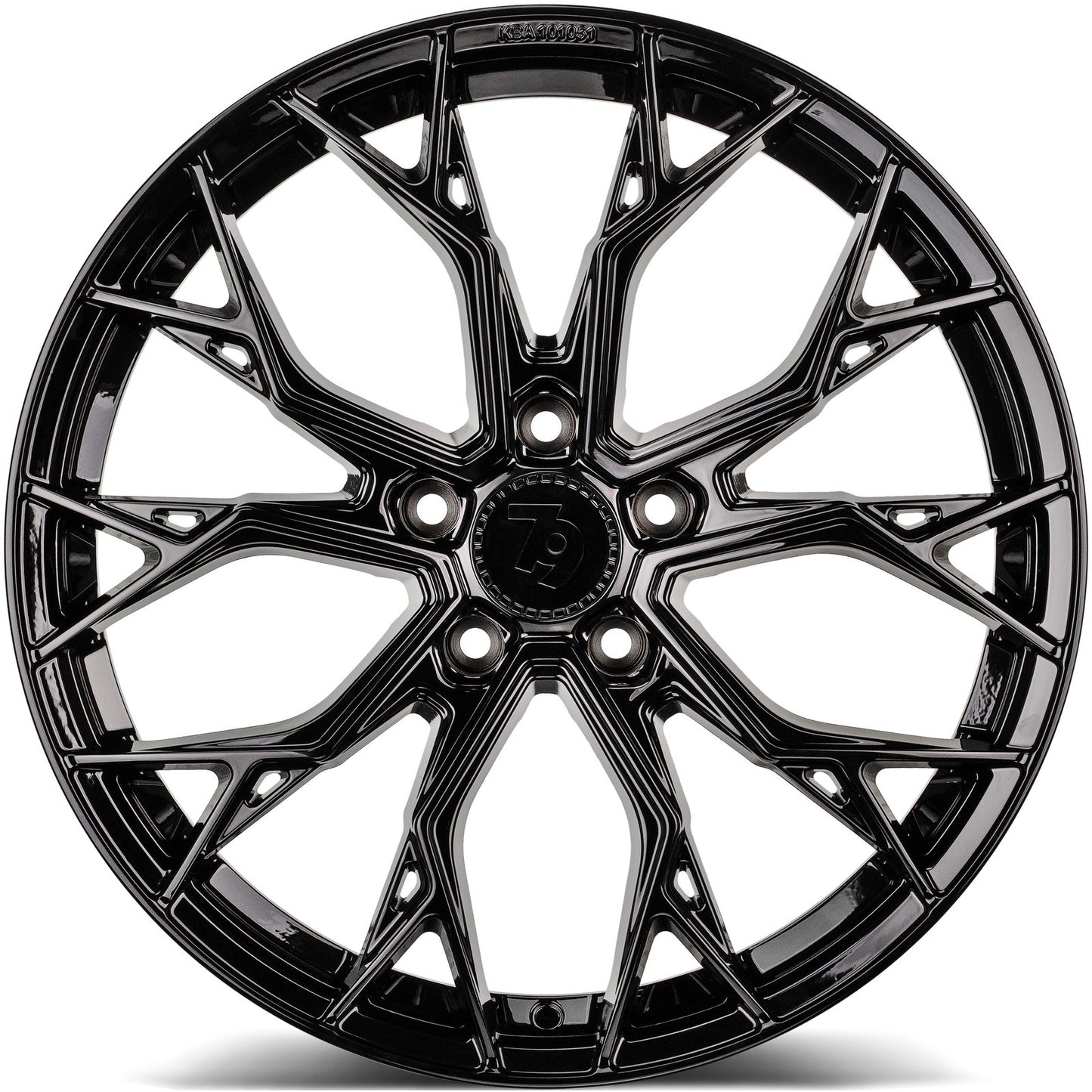 SEVENTY9 SSF-2 Black Glossy (BG) Alufelge 8x18 Zoll ET45 LK 5x112 ML66.6 – Bild 2