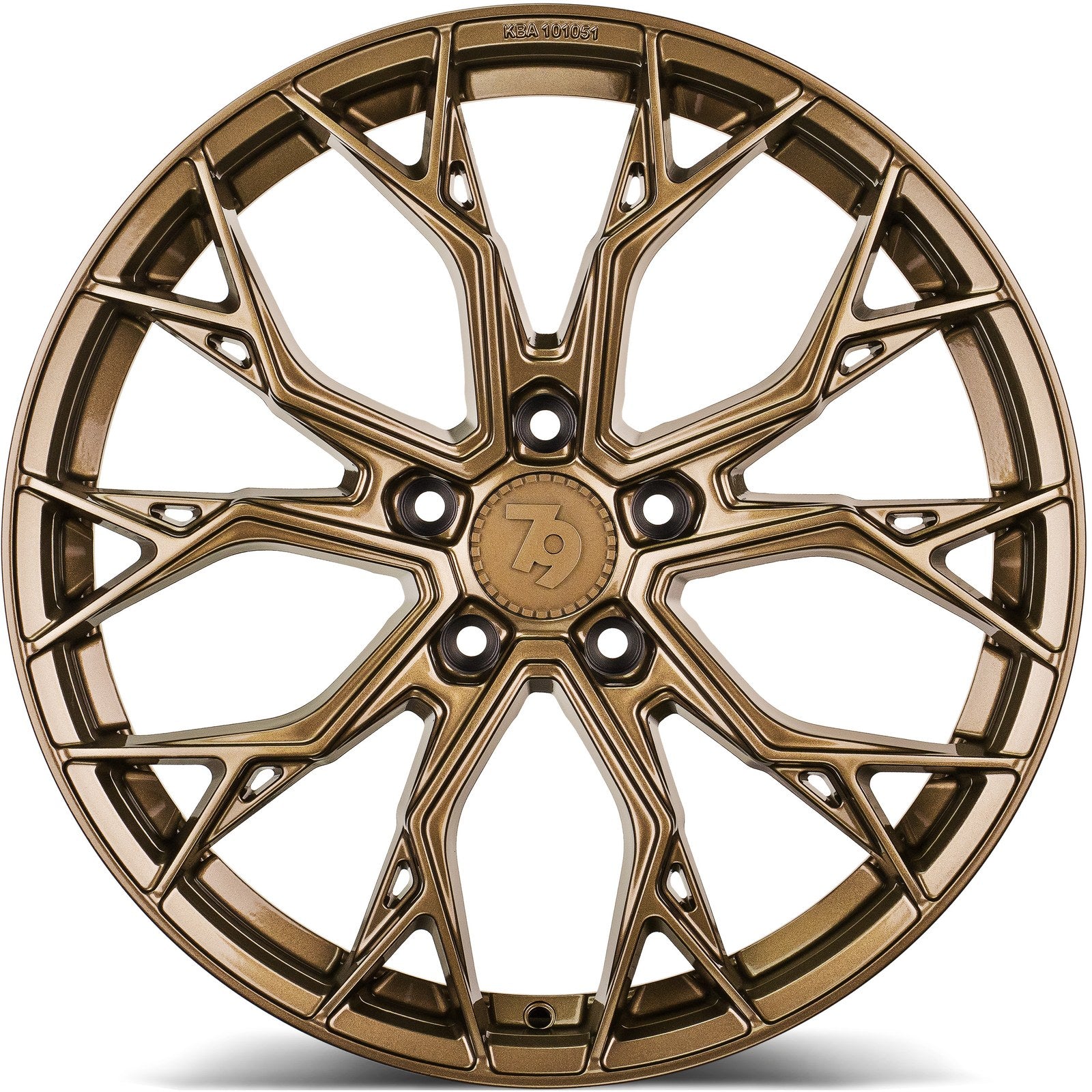 SEVENTY9 SSF-2 Satin Bronze (SBR) Alufelge 8.5x19 Zoll ET40 LK 5x112 ML66.6 – Bild 2