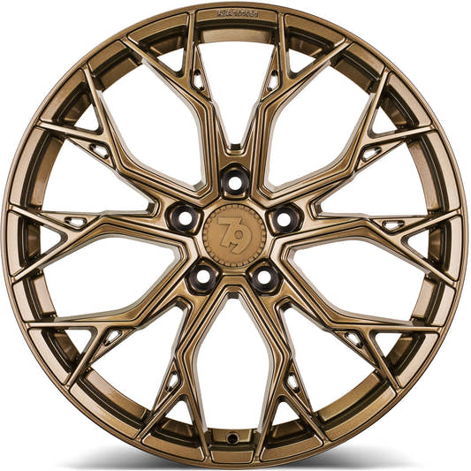 SEVENTY9 SSF-2 Satin Bronze (SBR) Alufelge 7.5x17 Zoll ET40 LK 5x100 ML73.1 – Bild 2