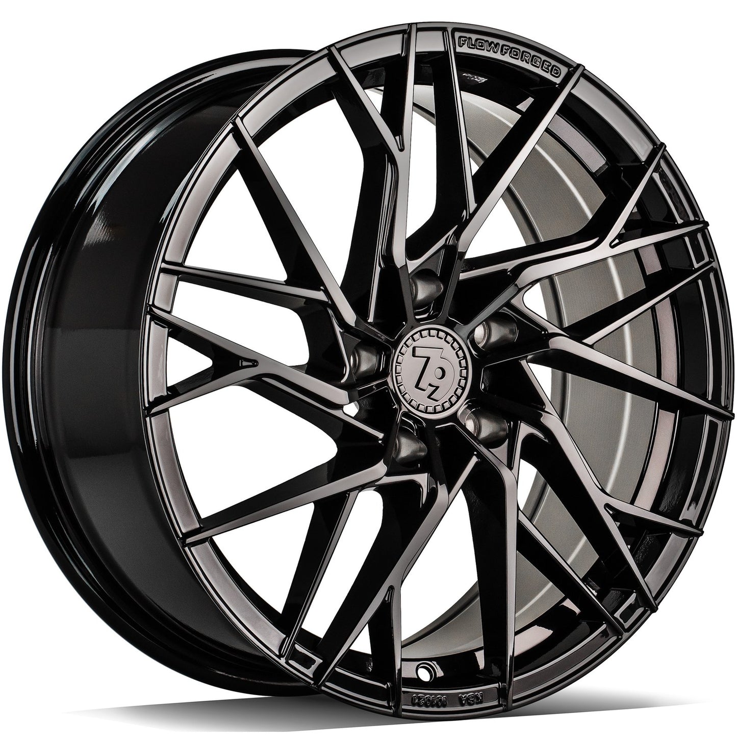 SEVENTY9 SSF-4 Black Glossy (BG) Alufelge 8x18 Zoll ET35 LK 5x120 ML72.6