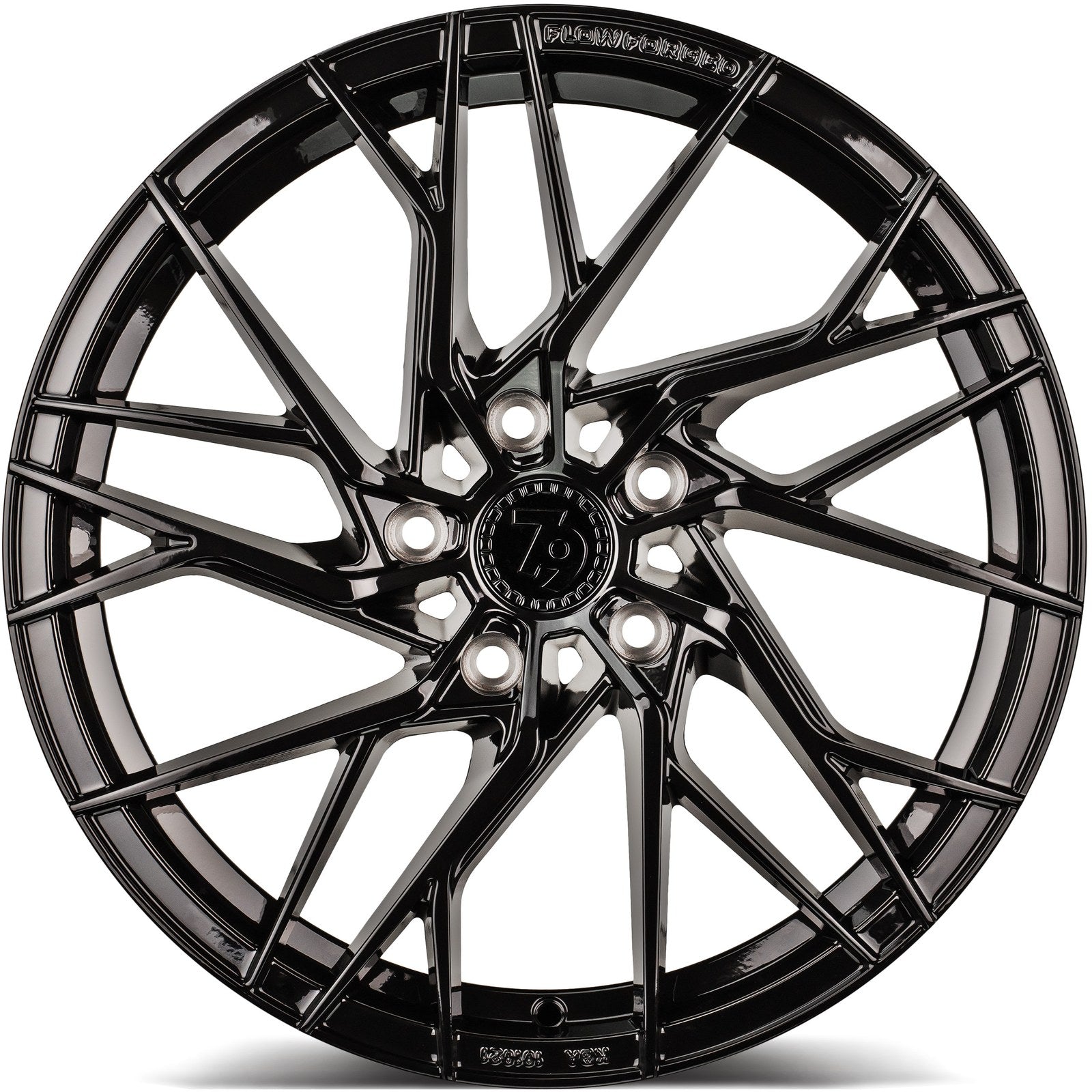 SEVENTY9 SSF-4 Black Glossy (BG) Alufelge 8.5x19 Zoll ET45 LK 5x112 ML66.6 – Bild 2