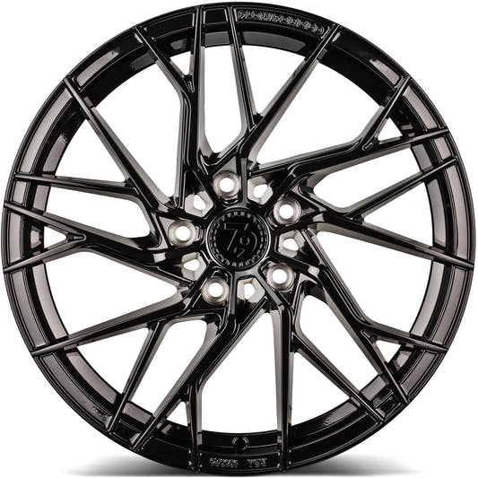 SEVENTY9 SSF-4 Black Glossy (BG) Alufelge 8x18 Zoll ET35 LK 5x112 ML66.6 – Bild 2