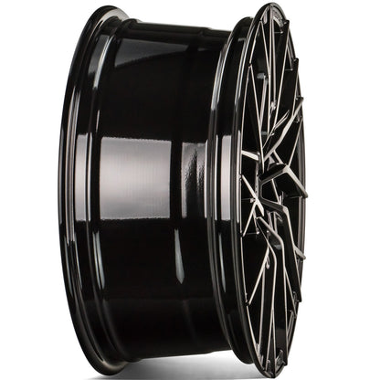 SEVENTY9 SSF-4 Black Glossy (BG) Alufelge 8.5x19 Zoll ET45 LK 5x112 ML66.6 – Bild 3