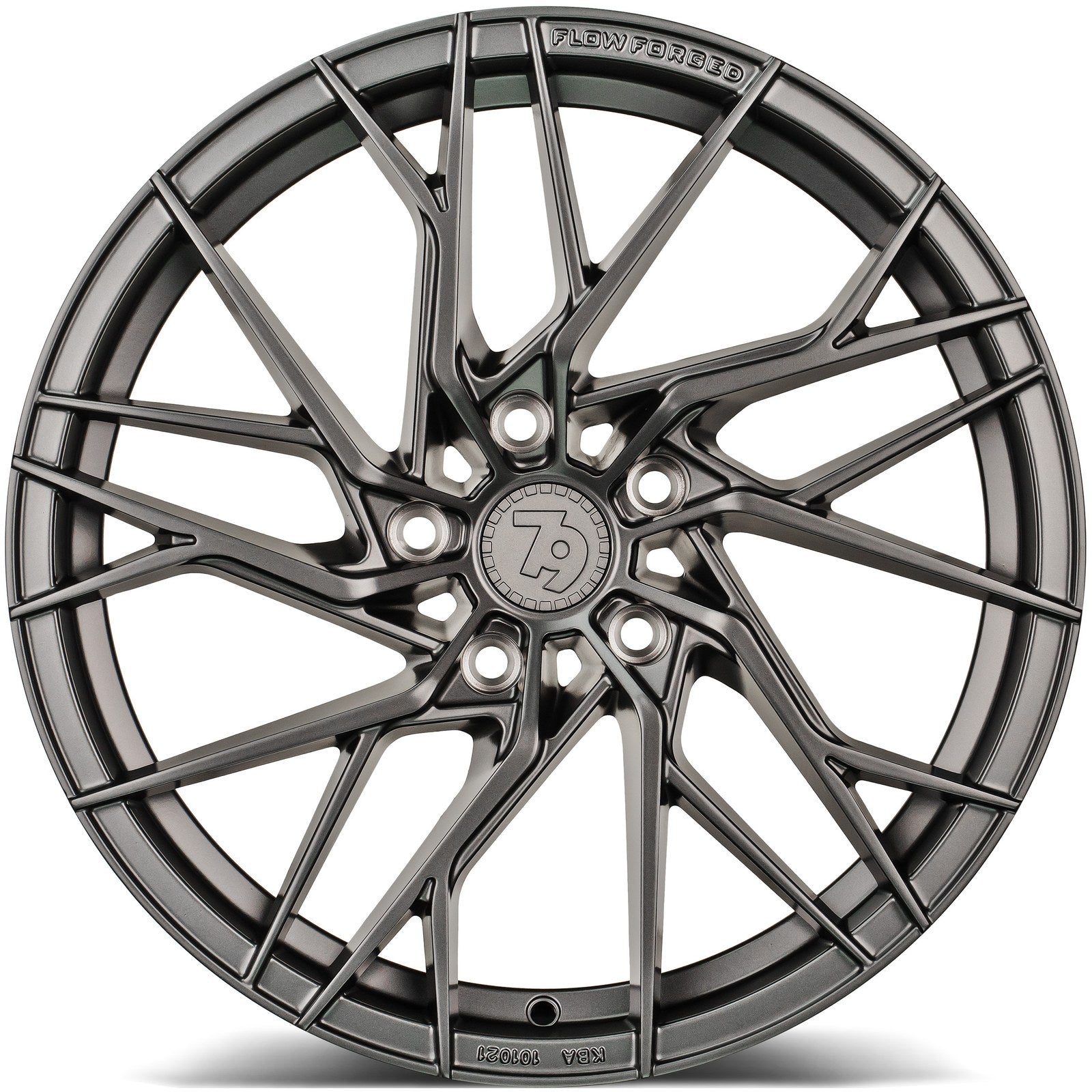 SEVENTY9 SSF-4 Half Grey Matt (HGM) Alufelge 8.5x19 Zoll ET45 LK 5x108 ML67.1 – Bild 2