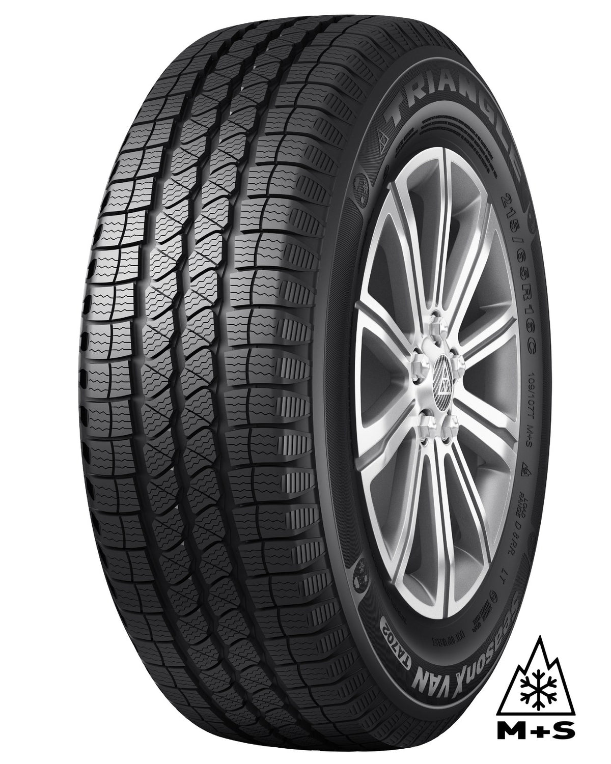 Triangle Seasonx VAN TA702 BSW M+S 3PMSF 175/70R14C 95/93T Ganzjahr – Bild 2