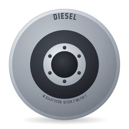 diesel Avalanche black matt Felge 8.5x17 Zoll ET20 LK 6x139.7 ML110.1
