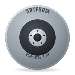 ArtForm AF-401 66.5 Flat Black M & S Felge 9x20 Zoll ET34 LK 5x112
