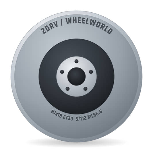 2DRV / WheelWorld WH18 66 6 Kugel R13 DGM & | Alufelge 8x18 Zoll ET30 LK 5x112 ML66.6