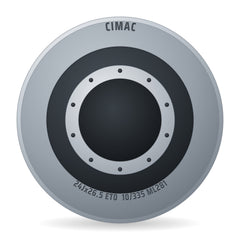 Cimac Stahlfelge 24.00x26.5 Zoll 10/335/281 ET0 A265247701 B3 Hellelfenbein RAL1015 inkl. Ventilprotektor