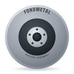 Fondmetal Koros matt titanium Alufelge 7x17 Zoll ET37.5 LK 5x110 ML65.1