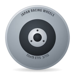 Japan Racing Wheels JR29 -30 74.1 Felge 11x19 Zoll ET15 LK 3x112