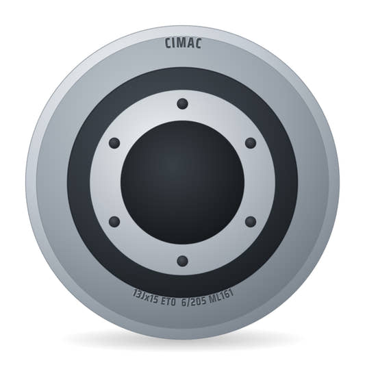 Cimac Stahlfelge 13x15 Zoll 6/205/161 ET0 A151371 A2 Silber RAL9006 INKL. VENTILPROTEKTOR