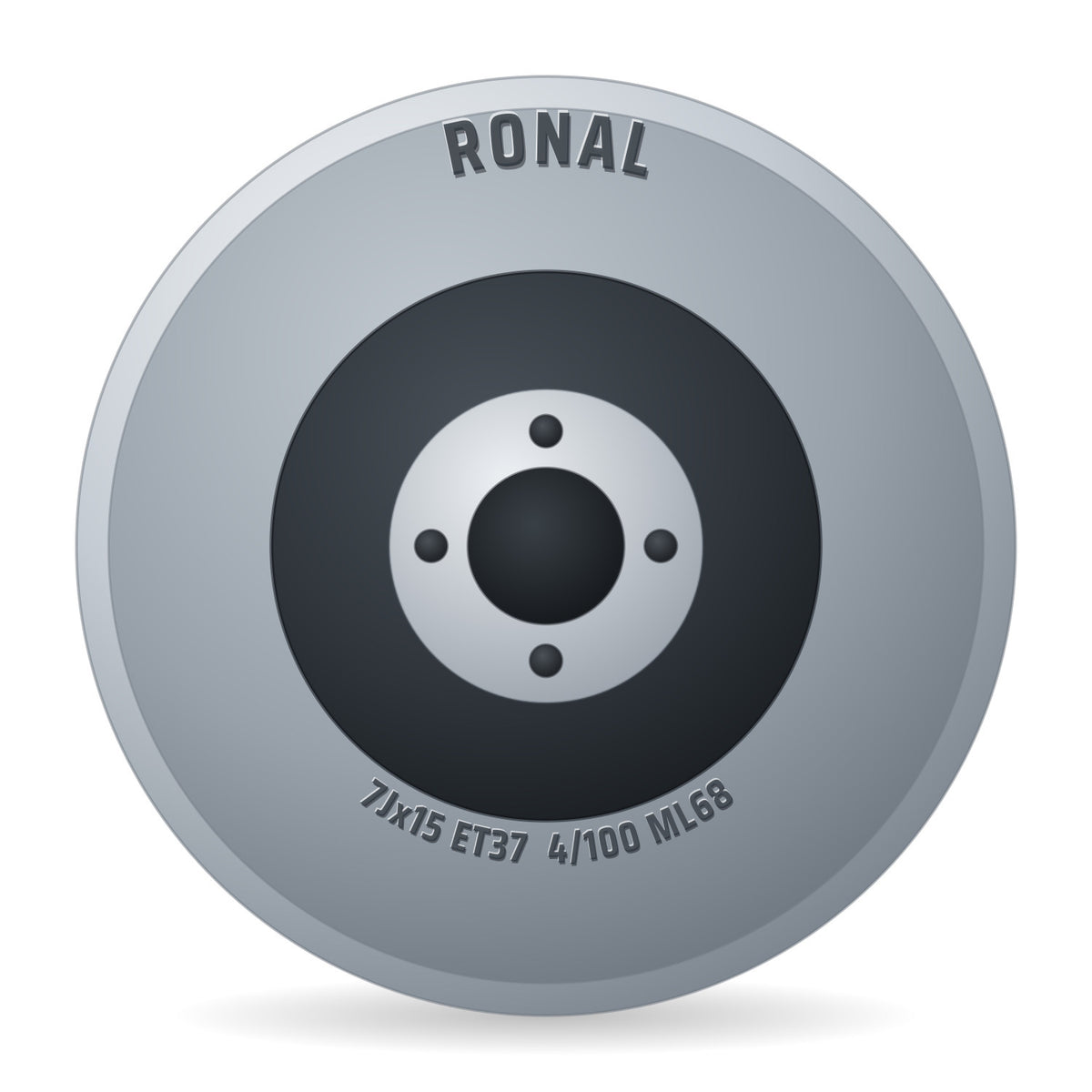 Ronal RR10 REV-M bronze matt Alufelge 7x15 Zoll ET37 LK 4x100 ML68