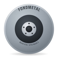 Fondmetal E-Joule glossy titanium machined Alufelge 8x19 Zoll ET34 LK 5x112 ML66.5