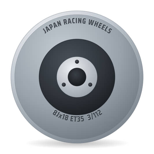 Japan Racing Wheels JR9 -40 74.1 Felge 8x18 Zoll ET35 LK 3x112