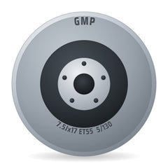 GMP Booster Felge 7.5x17 Zoll ET55 LK 5x130