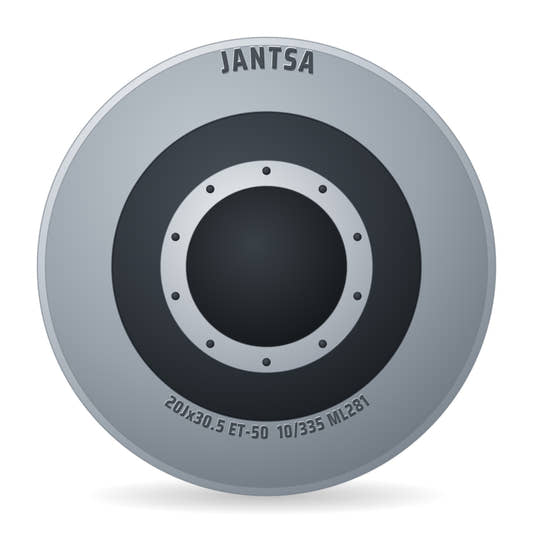 Jantsa Stahlfelge 20.00x30.5 Zoll 10/335/281 ET-50 200317 A3 Silber