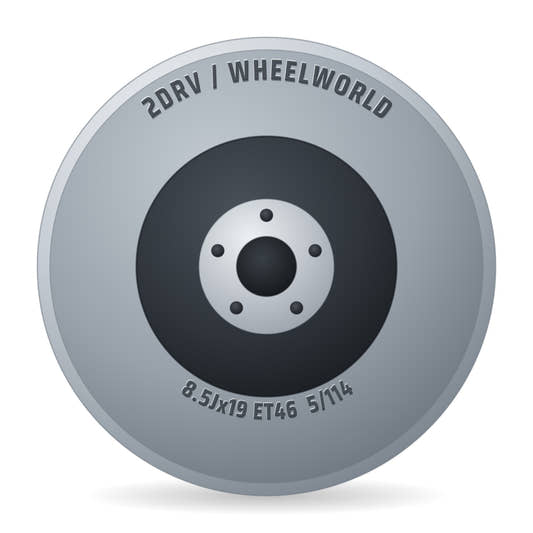 2DRV / WheelWorld 99234 WH37 NB72 6 Felge 8.5x19 Zoll ET46 LK 5x114