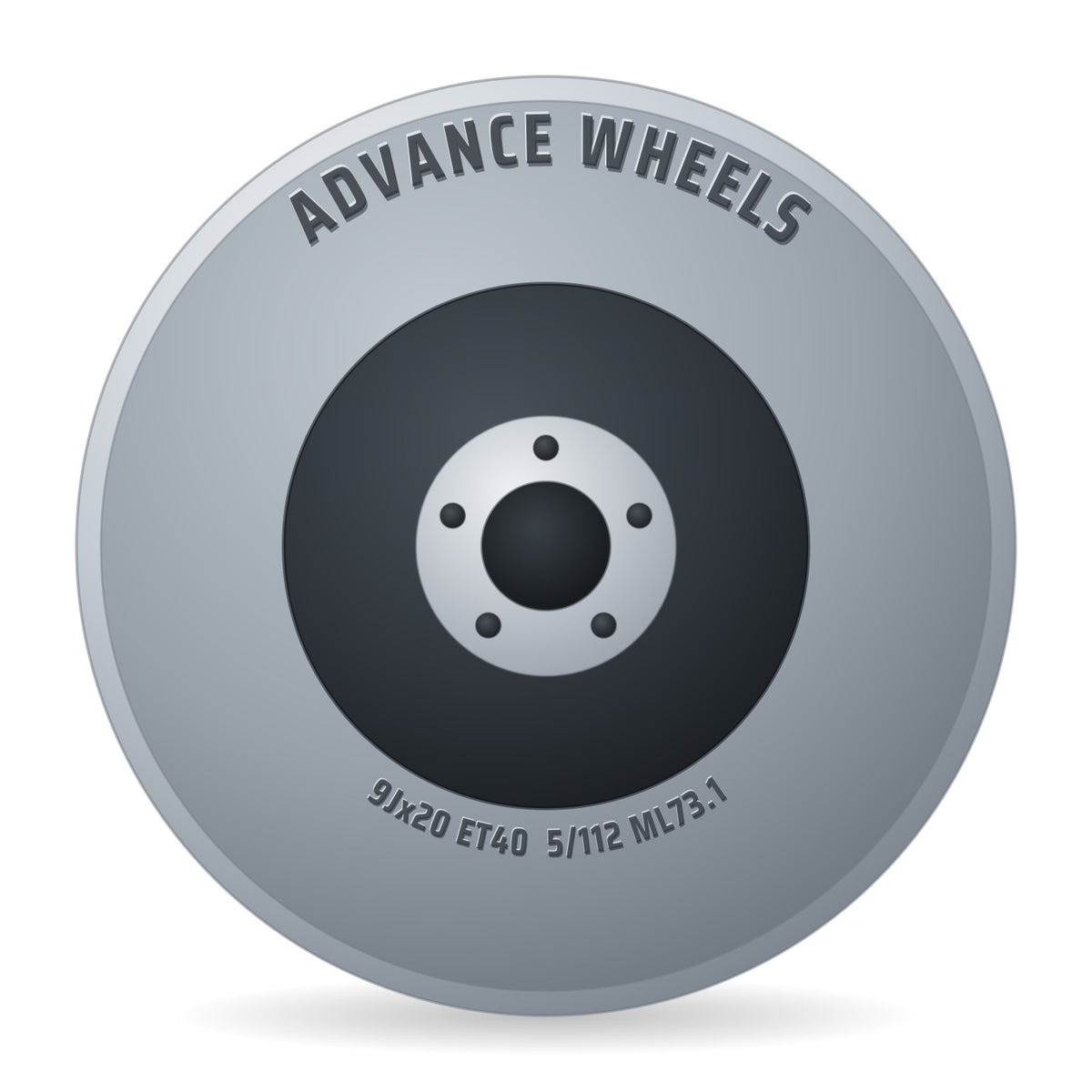 Advance Wheels AV 2.1 your paint Alufelge 9x20 Zoll ET40 LK 5x112 ML73.1