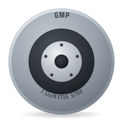 GMP Pervan Felge 7.5x19 Zoll ET56 LK 5x160