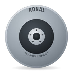 Ronal R71 jetblack-matt-hornkopiert Alufelge 10.5x21 Zoll ET52 LK 5x112 ML66.5