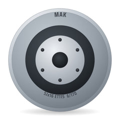Mak Acciaio Silver Felge 5x16 Zoll ET115 LK 6x170