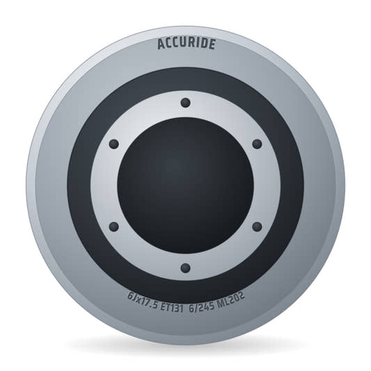 Accuride Stahlfelge 6x17.5 Zoll 6/245/202 ET131 21 MZ Silber