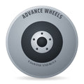 Advance Wheels AV 3.0 glossy gunmetal polished colour trim Alufelge 9.5x19 Zoll ET40 LK 5x120 ML72.6