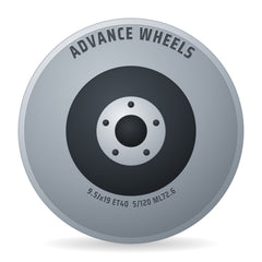 Advance Wheels AV 1.0 your paint Alufelge 9.5x19 Zoll ET40 LK 5x120 ML72.6
