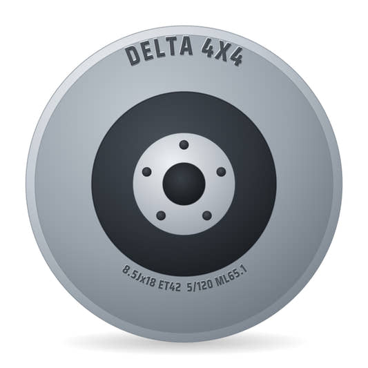 DELTA 4x4 Klassik_B 5 Rugged Felge 8.5x18 Zoll ET42 LK 5x120 ML65.1