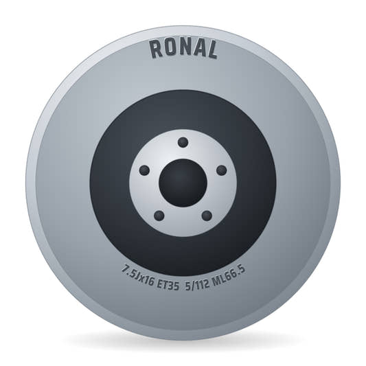 Ronal RR10 REV-M bronze matt Alufelge 7.5x16 Zoll ET35 LK 5x112 ML66.5