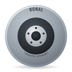 Ronal RR10 REV-M bronze matt Alufelge 7.5x16 Zoll ET35 LK 5x112 ML66.5