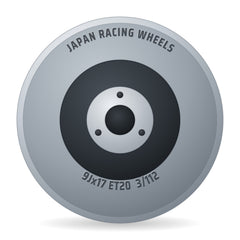 Japan Racing Wheels JR6 -35 72.6 Felge 9x17 Zoll ET20 LK 3x112