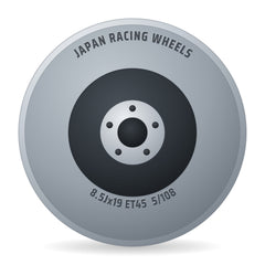 Japan Racing Wheels SL-02 72.6 Felge 8.5x19 Zoll ET45 LK 5x108