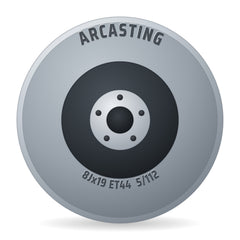 Arcasting Victoria Glossy Black Felge 8x19 Zoll ET44 LK 5x112